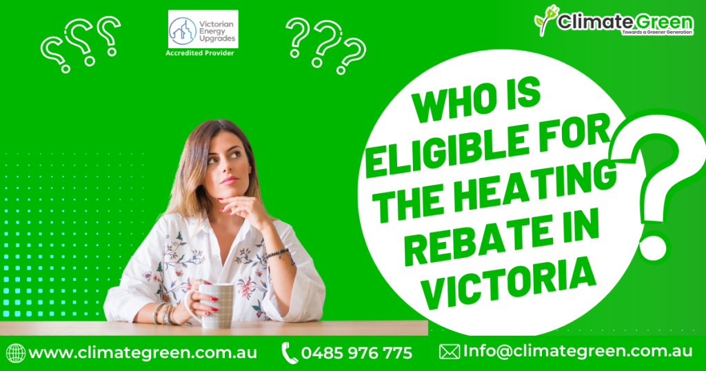 girl is thinking about who is eligible for the heating rebate in victoria