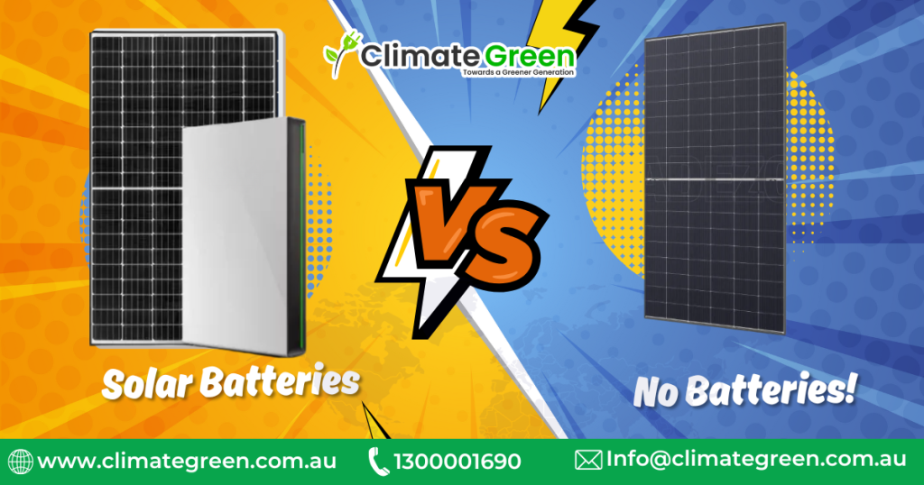 Solar Batteries vs No Batteries