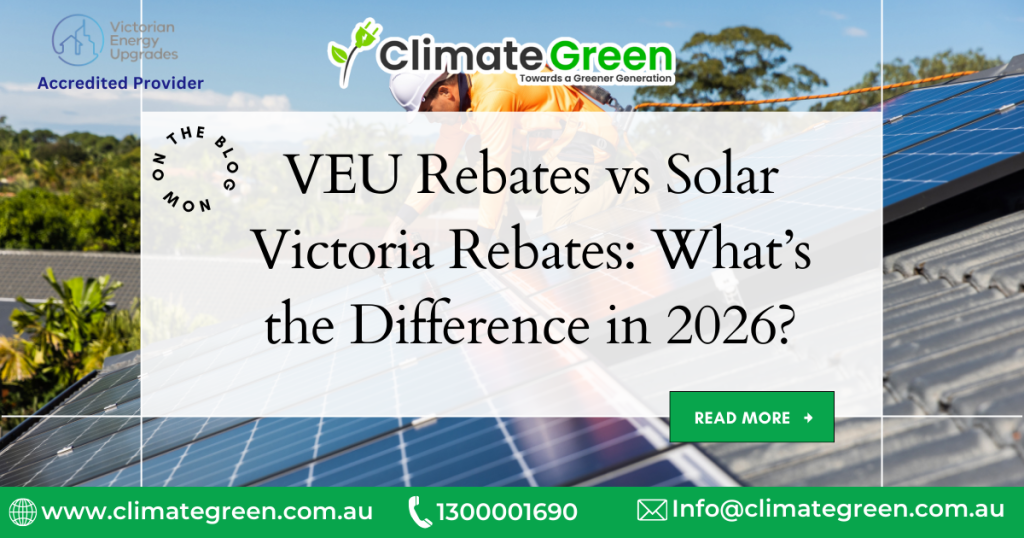 VEU Rebates vs Solar Victoria Rebate