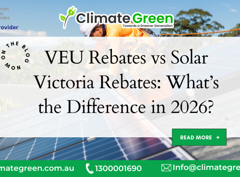 VEU Rebates vs Solar Victoria Rebate