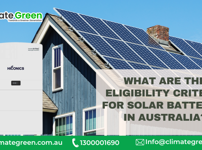 Solar Battery Eligibility Criteria Australia