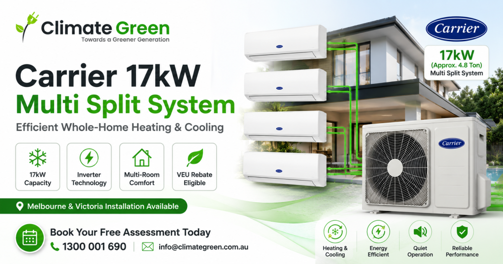 Carrier 17kW multi split system
