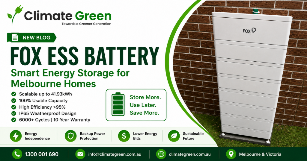 Fox ess battery installation