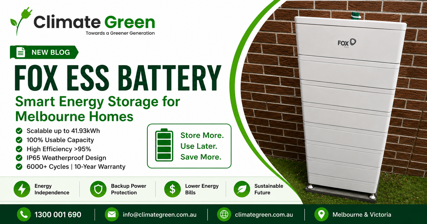 Fox ess battery installation